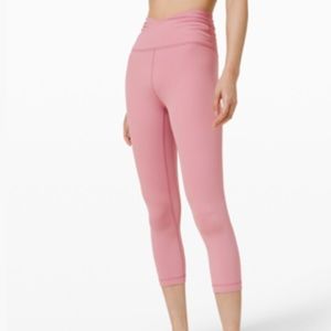 Lululemon align ‘21 cropped leggings cross waist sz6